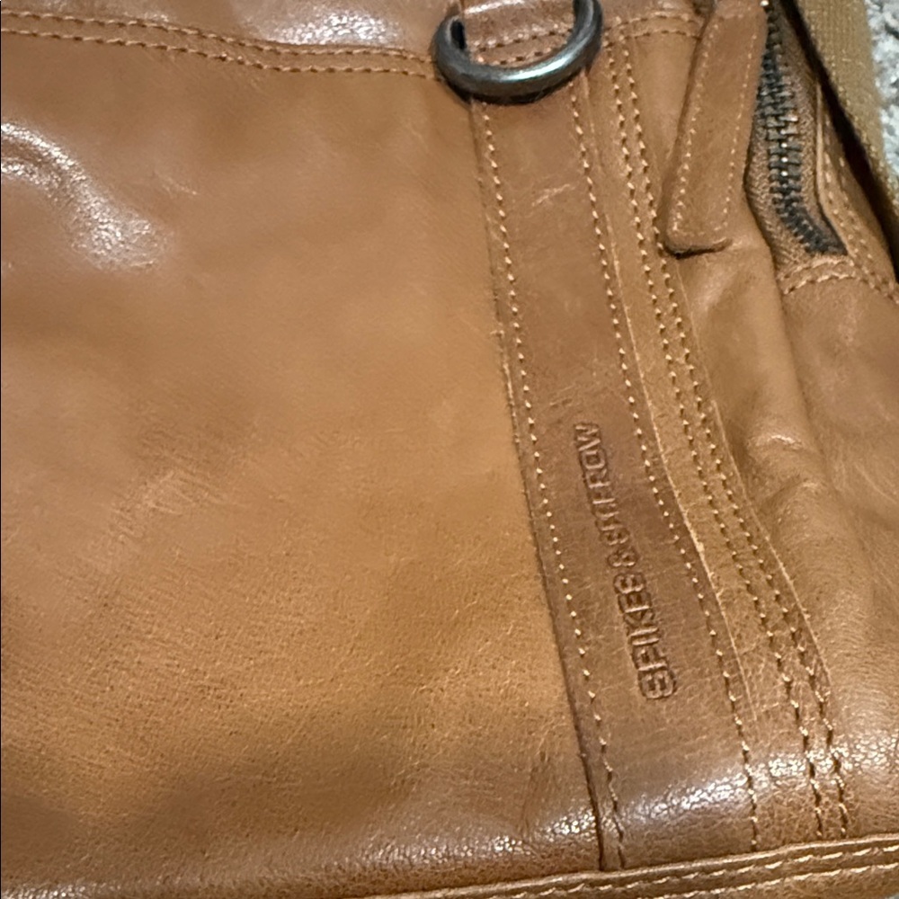 Spikes and sparrow Tan Leather Belt Bag - Picture 3 of 5